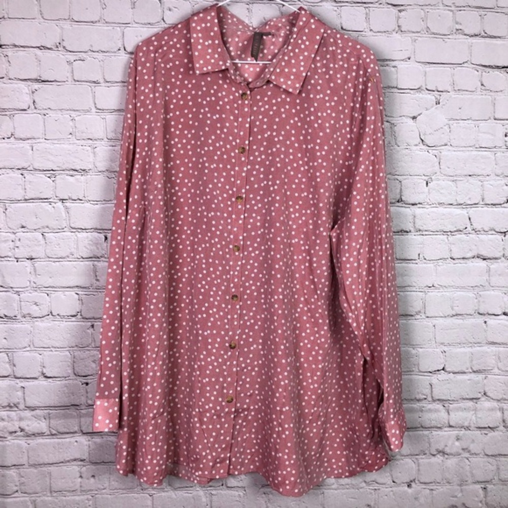 Brina & Em Pink Polka Dot 2x